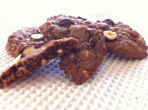 » Cookies double choco-noisettes