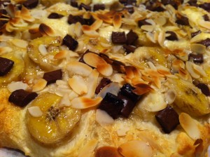 » Pizza banane-chocolat