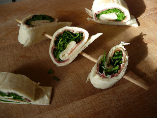 » Petits roulés de tortillas