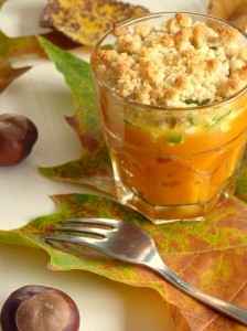 » Crumble potimarron poulet