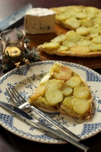 » Tarte tatin ratte du Touquet et Bresse bleu