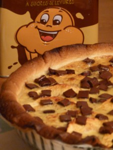 » Tarte banane, pomme, chocolat