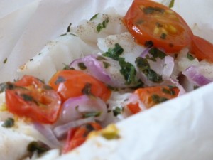 » Cabillaud en papillote