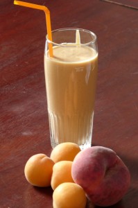 » Milk shake pêche-abricot
