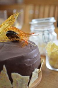 » Gâteau au chocolat crème Oréo et ganache chocolat