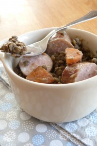 » Saucisses-lentilles