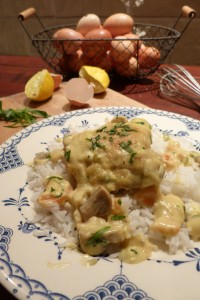 » Blanquette de poulet à l’estragon de Jamie