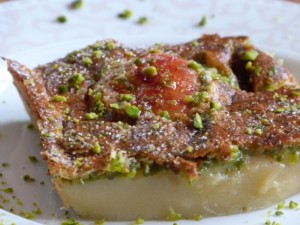 » Clafoutis abricots rôtis-pistaches