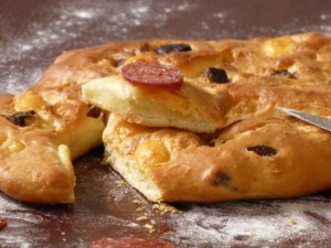 » Fougasse chorizo emmental