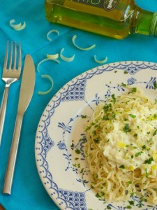 » Linguine et fondue de poireau