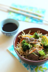 » Wok boeuf et brocolis